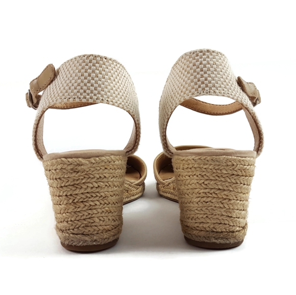 Lucky Brand Kerol Espadrille Woven Cap Toe Wedges - Picture 6 of 8